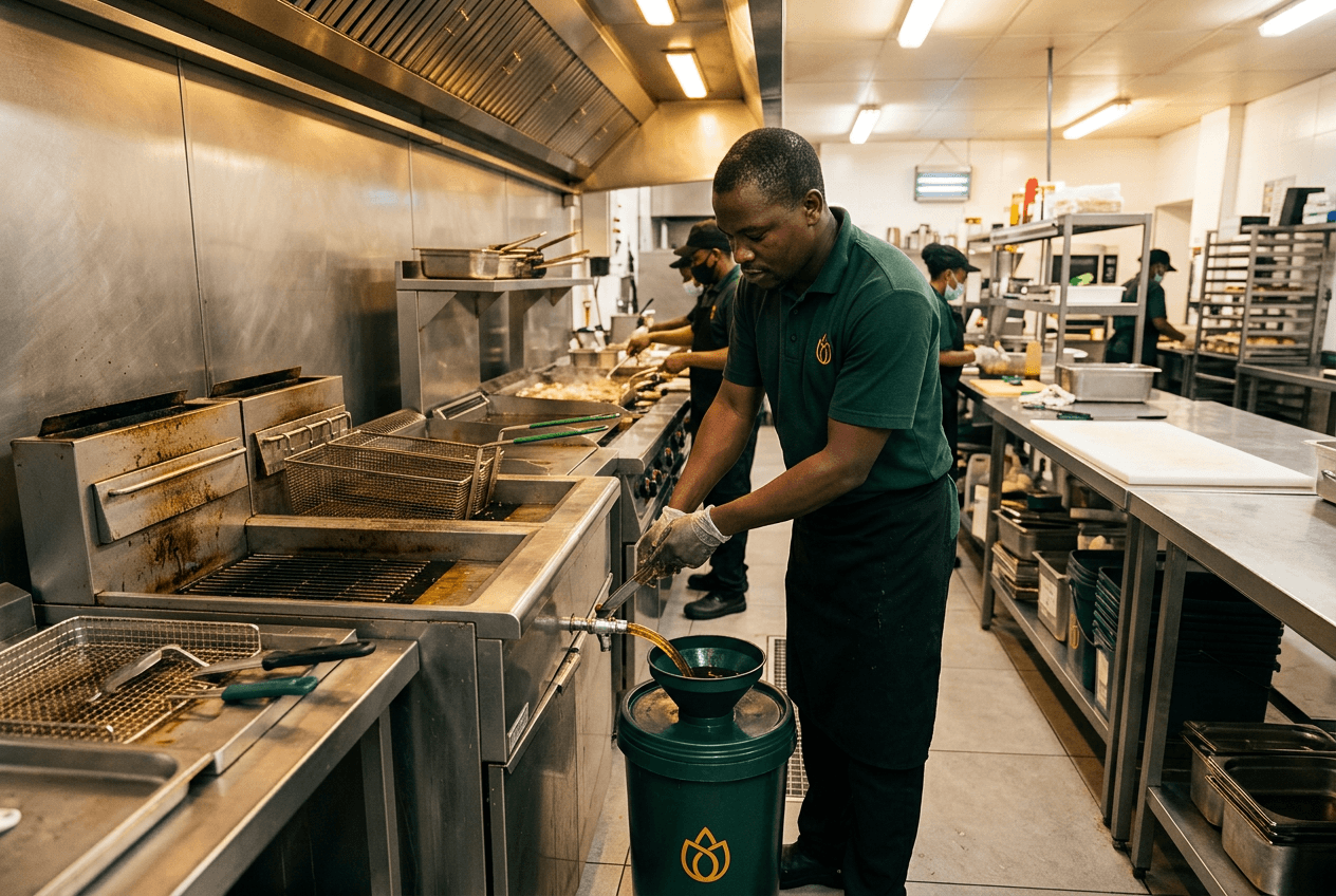 Used cooking oil collection